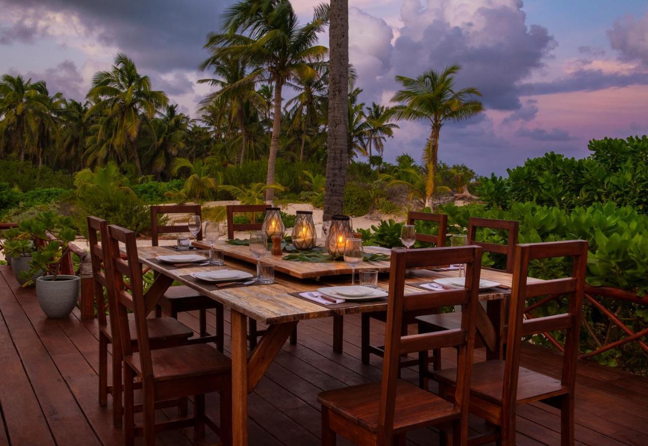 Beachfront Villa Playaaekun Tulum Exterior photo