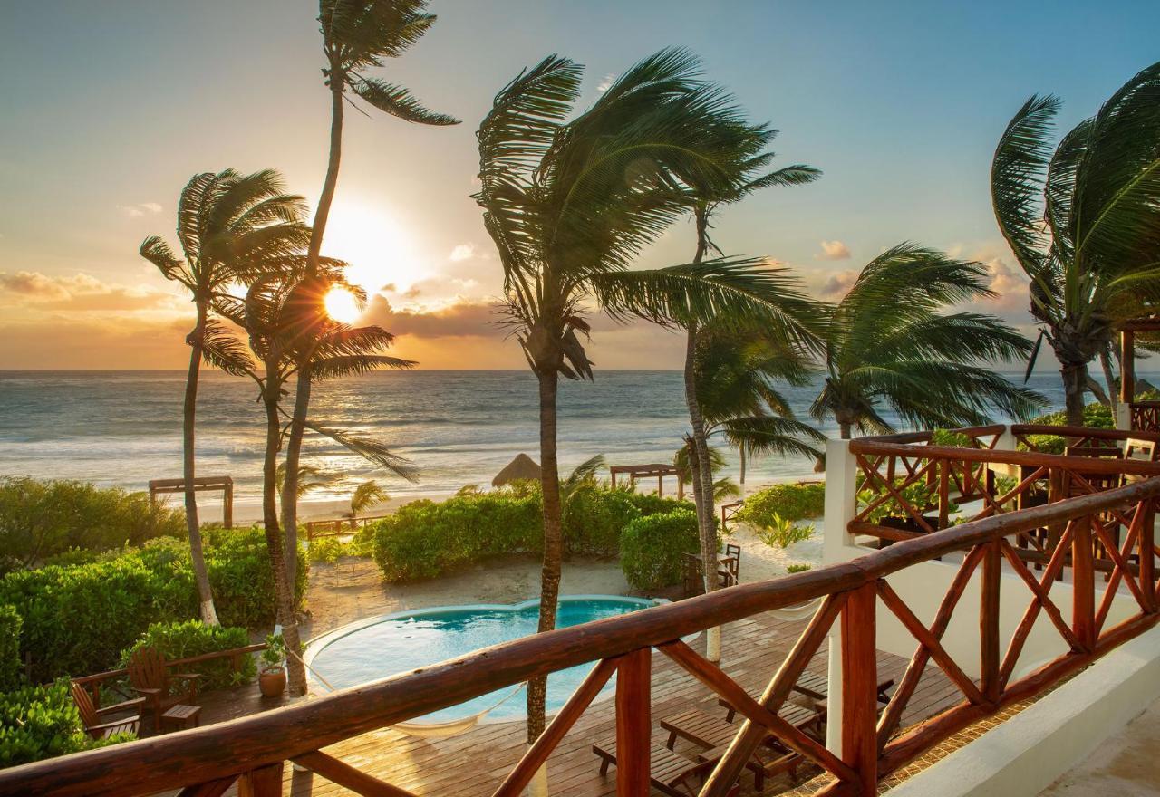 Beachfront Villa Playaaekun Tulum Exterior photo
